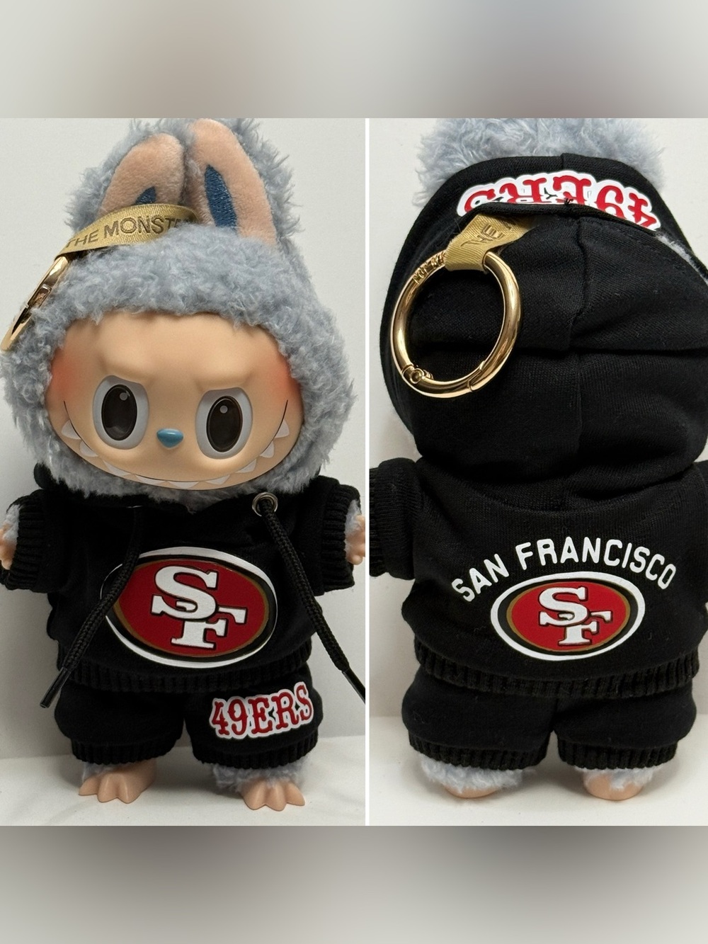 49ers Niners Labubu 2pc outfit, San Francisco